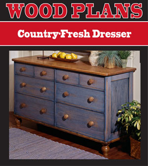 Country-fresh Dresser Woodworking Plan